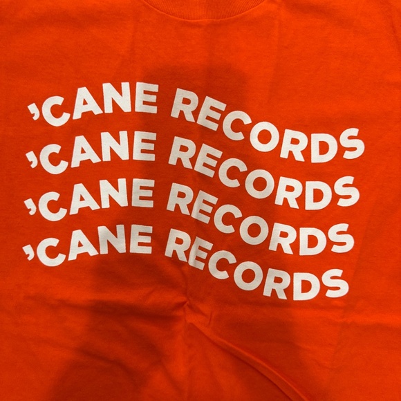 Gildan Cane Records Graphic Tee Orange Regular - Picture 4 of 9